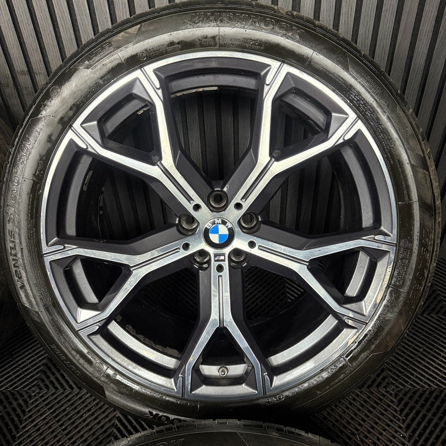 21'' GENUINE BMW X5 X6 G05 G06 741M M SPORT ALLOYS WHEELS ALLOYS TYRES
