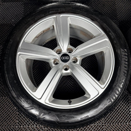 20'' Audi E-Tron Etron 5 Spoke Cut Alloy Wheels Tyres 4KE601025S Genuine