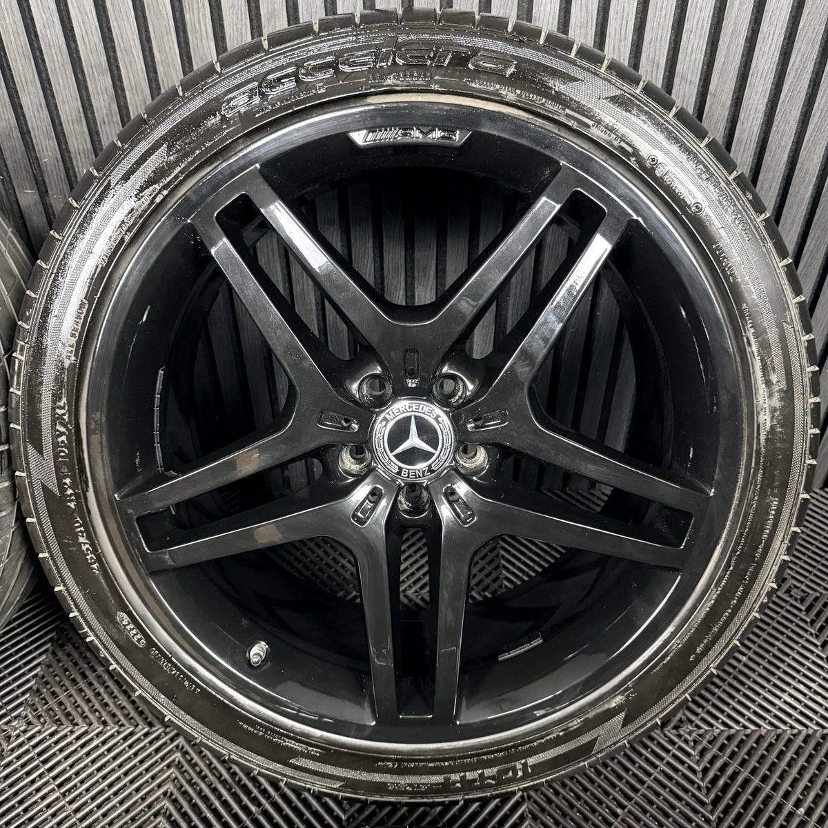 21” Mercedes AMG ML GLE Black Alloy Wheels Tyres W166 Genuine A1664012102