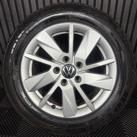 1X 16'' GENUINE VW CADDY VIENNA ALLOY WHEEL TYRE GT SINGLE 2K7601025