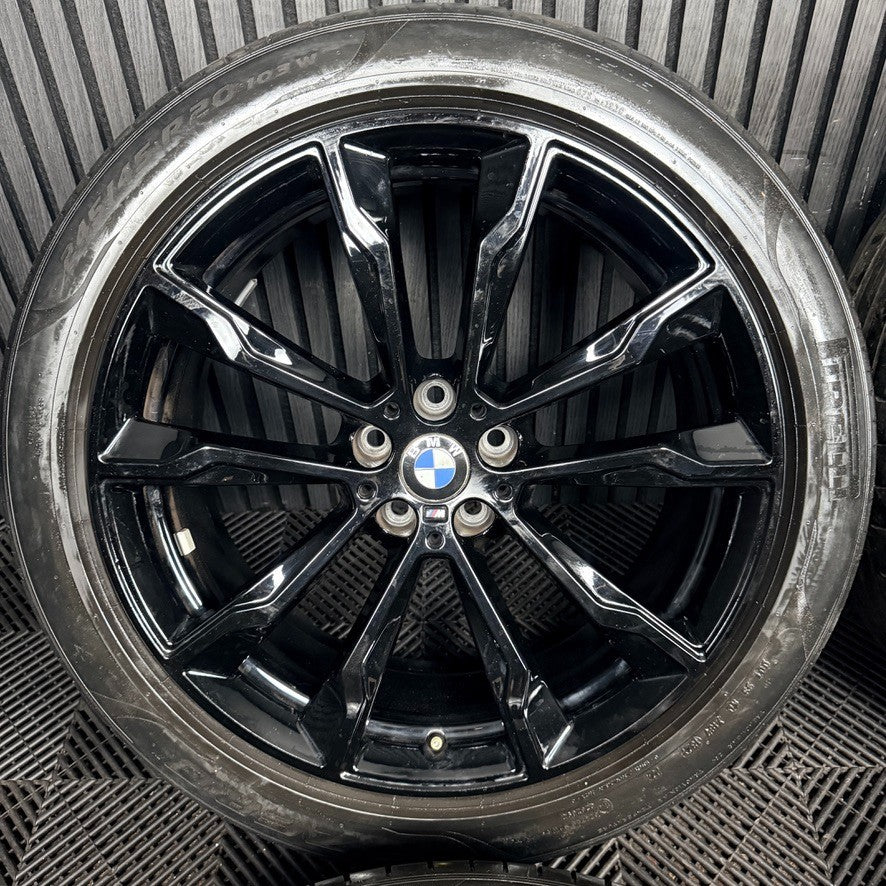 20'' BMW X3 X4 G01 G02 699 Black M Sport Wheels Tyres Alloys 801026 Genuine
