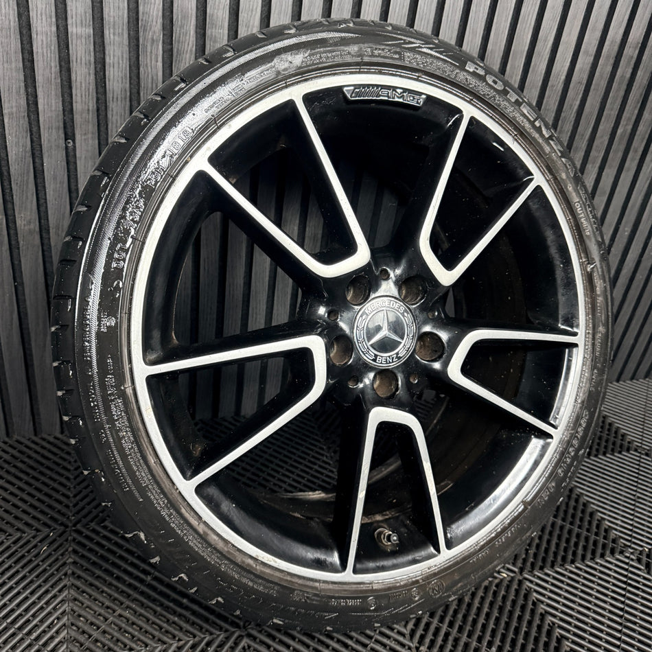 1X 19'' Mercedes AMG C Class Sport Alloy Wheel W205 Rear A2054012300 Genuine