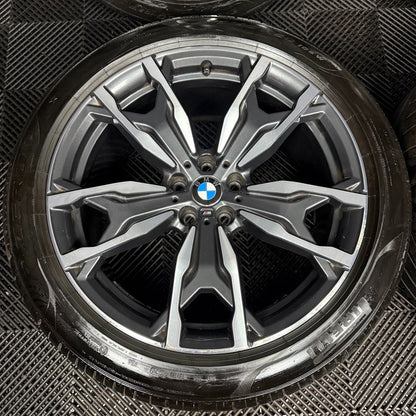 20'' GENUINE BMW X3 X4 G01 G02 787 M SPORT ALLOY WHEELS TYRES ALLOYS 8073791 92