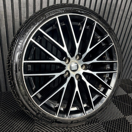 1X 19'' GENUINE SEAT LEON CUPRA FR PERFORMANCE MK3 ALLOY WHEEL TYRE 5F0071490A