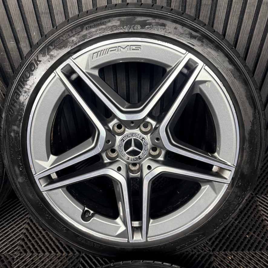 18'' Mercedes Amg A Class Cla B Alloy Wheels Tyres Alloys W177 Genuine