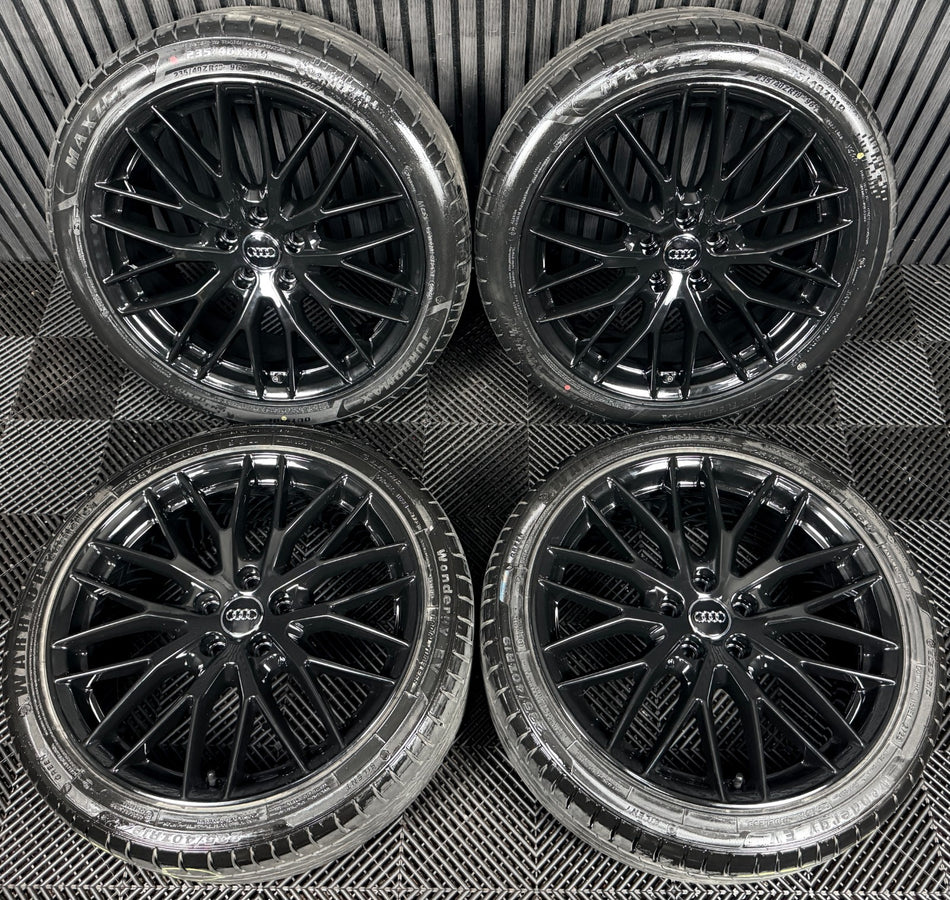 19'' Audi Q2 Black Edition  Alloy Wheels Tyres Alloys 81A601025AB Genuine