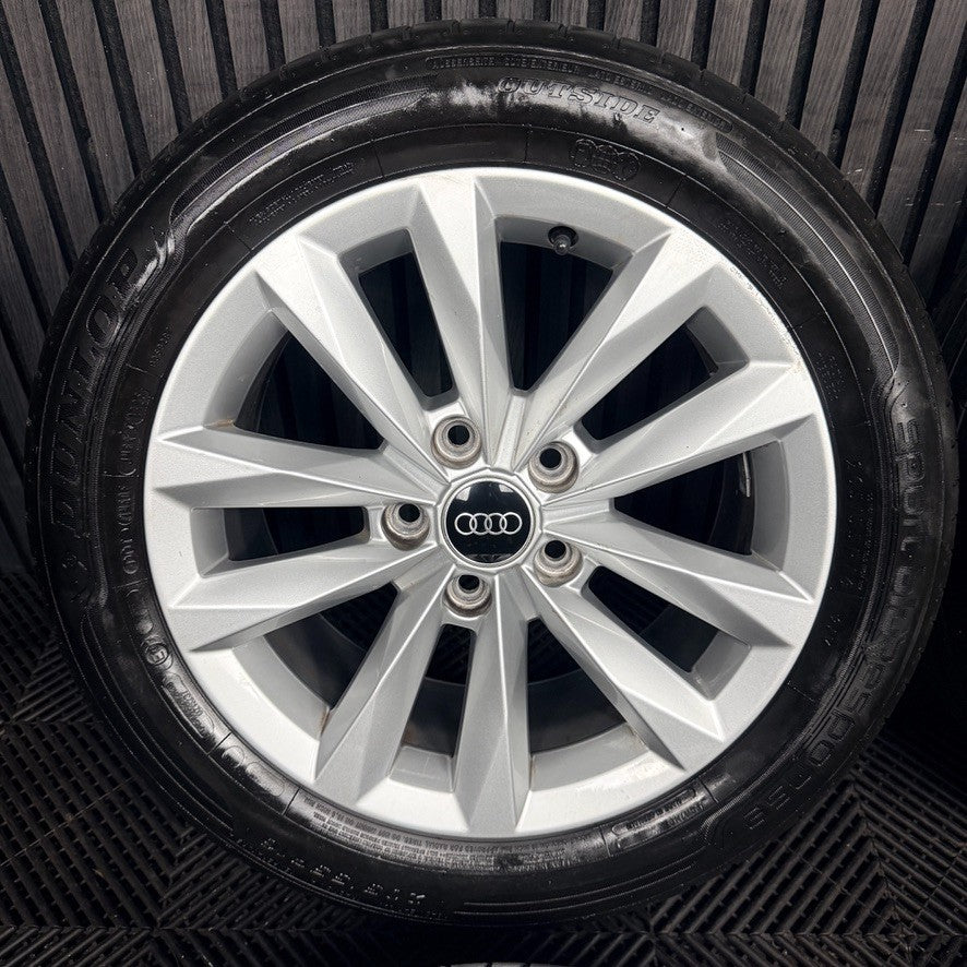 16'' Audi A3 Silver Multispoke Alloy Wheels Alloys Tyres 8Y0601025 Genuine