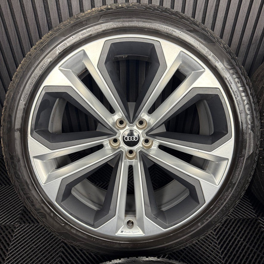 22'' GENUINE AUDI SQ8 Q8 S LINE 4M ALLOY WHEELS ALLOYS TYRES 4M8601025AN