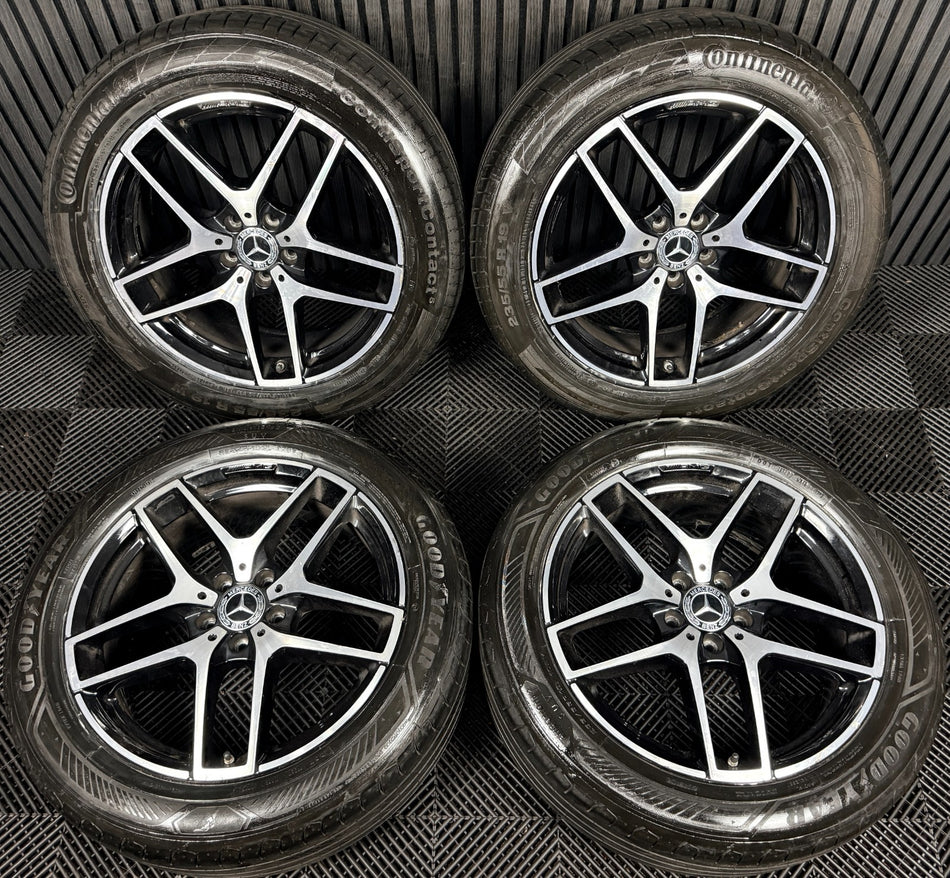 19'' Mercedes AMG GLC Black DC Sport Alloy Wheels Tyres Genuine A2534011800