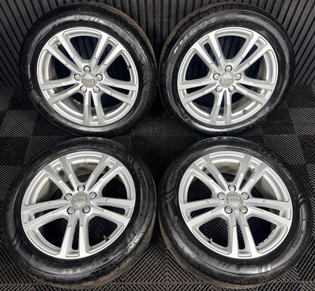 18'' Audi Q3 S Line 5 Double Spoke Facelift Alloy Wheels Tyres Alloys Genuine