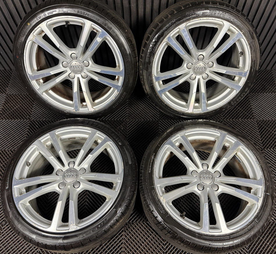 18'' Audi A3 S Line Silver Saloon Alloy Wheels Alloys Tyres 8V0601025BC Genuine