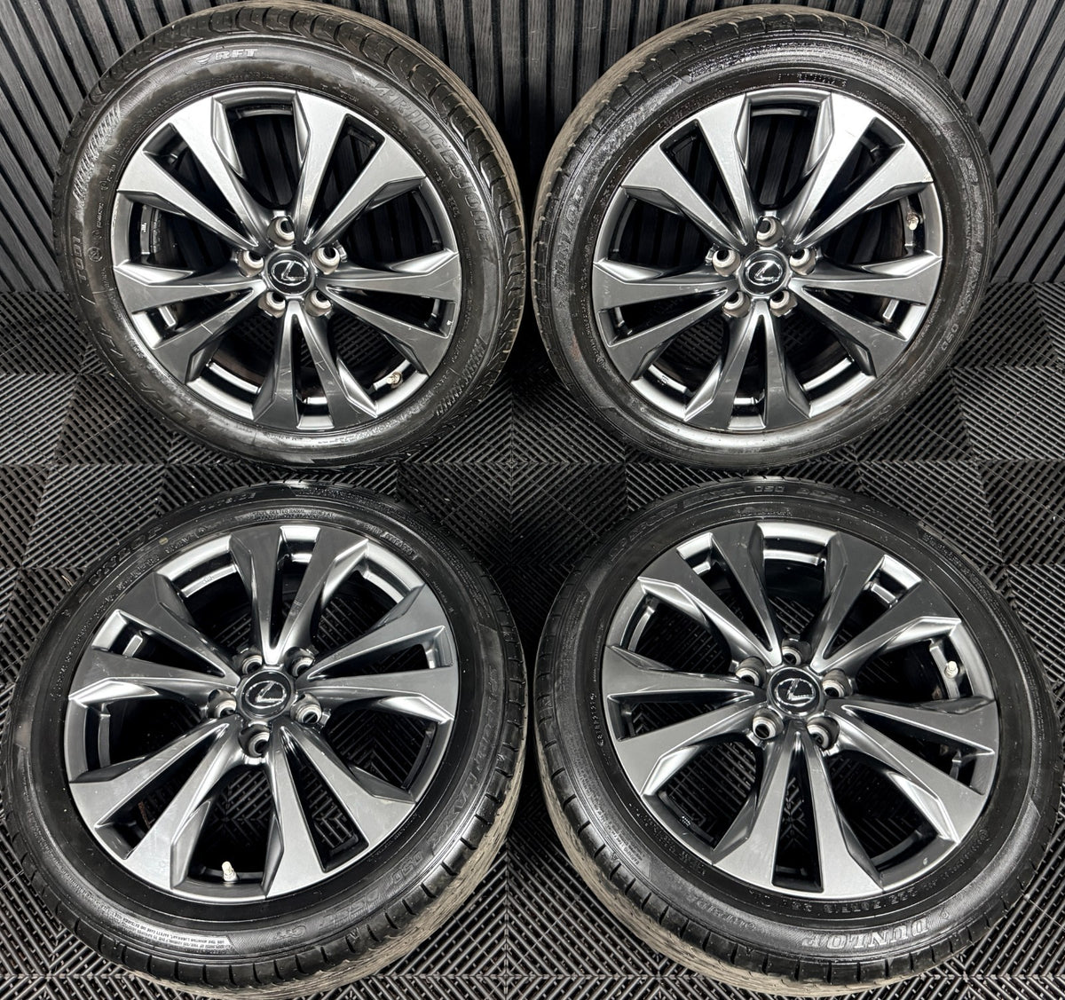 18'' Lexus UX250h Grey Sport F Alloy Wheels Tyres 4261176140 Genuine