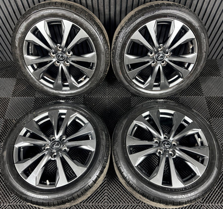 18'' Lexus UX250h Grey Sport F Alloy Wheels Tyres 4261176140 Genuine