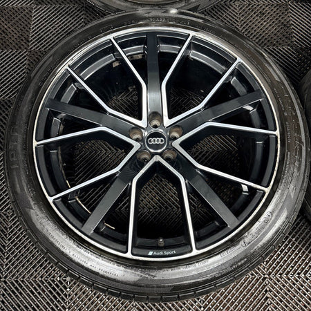 22'' Audi SQ8 Q8 S Line Black RS Alloy Wheels Tyres 4M8601025Q Genuine
