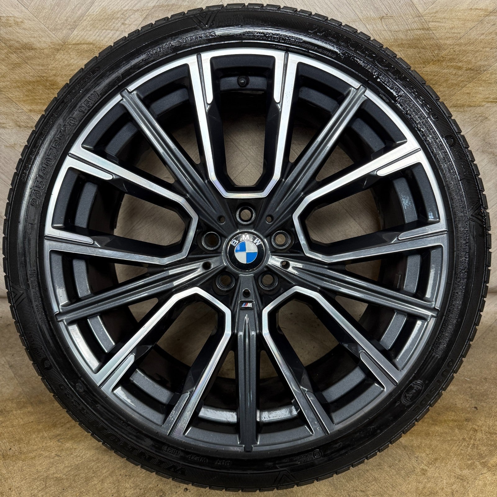 1X 20'' GENUINE BMW 7 SERIES 817M G11 G12 6 GT G32 8090096 ALLOY WHEEL FRONT