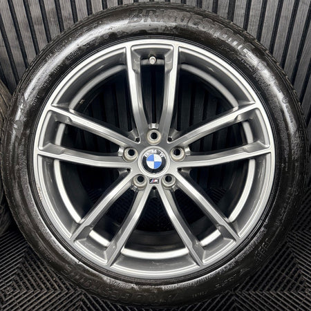 18'' BMW 5 Series 4 662 Grey M Sport G30 G31 Alloy Wheels Tyres Alloys Genuine