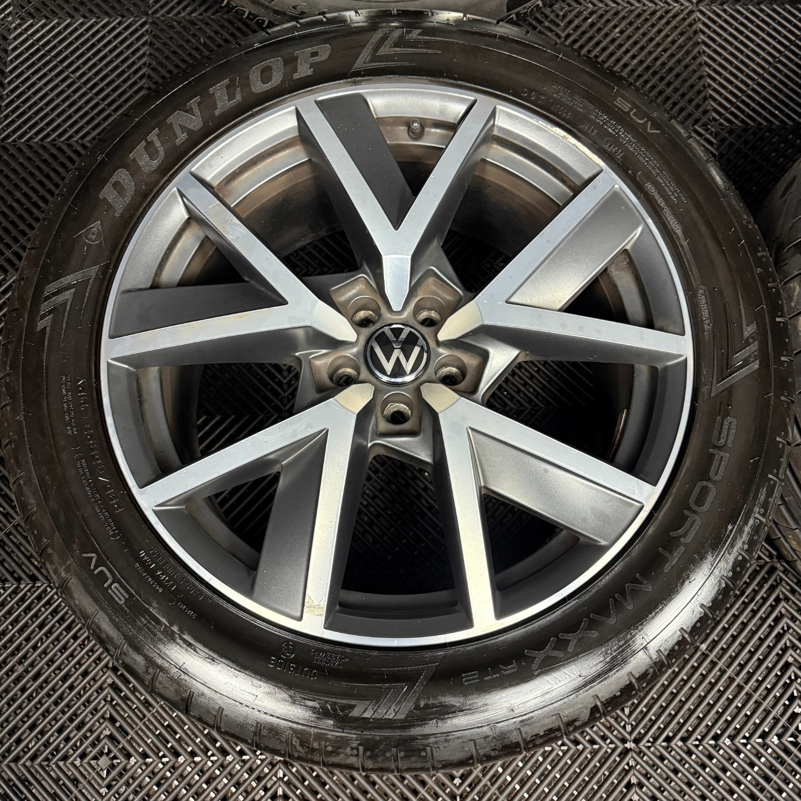 20'' GENUINE VW TOUAREG BRAGA ALLOY WHEELS ALLOYS TYRES Q7 5X112 760601025R