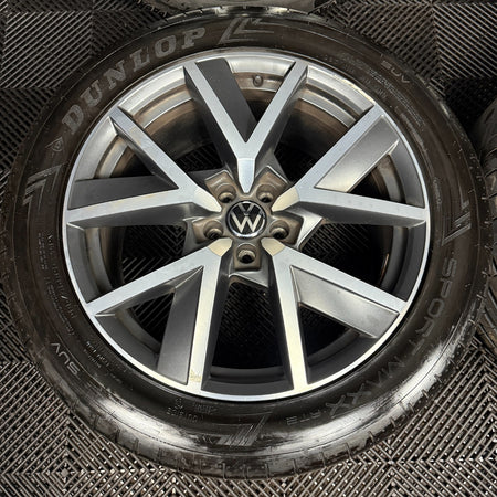 20'' GENUINE VW TOUAREG BRAGA ALLOY WHEELS ALLOYS TYRES Q7 5X112 760601025R