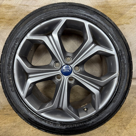 1X 18'' GENUINE FORD S MAX MK1 GREY TITANIUM X ALLOY WHEEL SINGLE AM2J1007DC