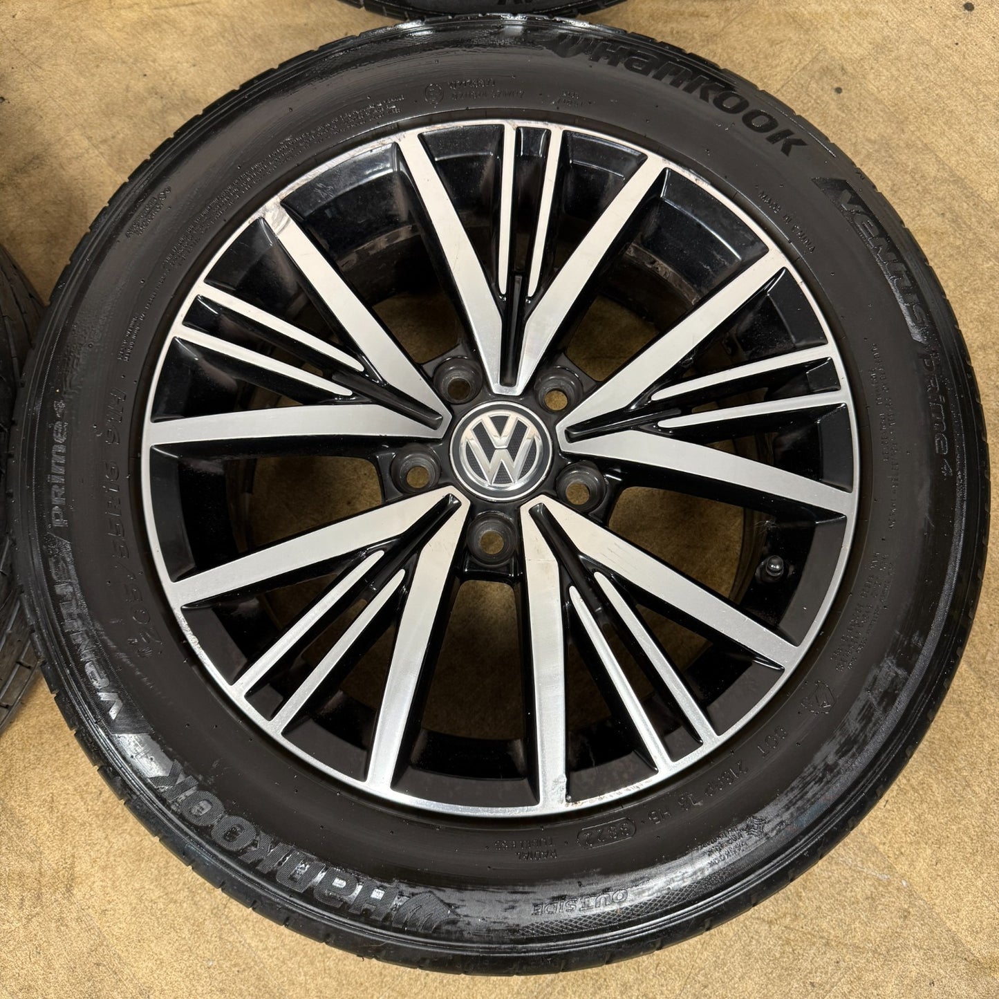 16'' GENUINE VW GOLF MK7 LINAS MK8 MK6 ALLOY WHEELS TYRES ALLOYS 5G0601025CD