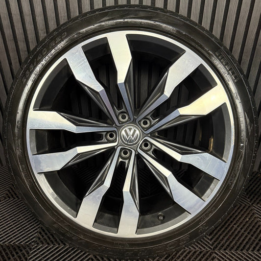 1X 20'' GENUINE VW TIGUAN SUZUKA R LINE 5NA601025G DC ALLOY TYRE WHEEL SINGLE