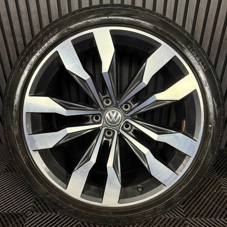1X 20'' GENUINE VW TIGUAN SUZUKA R LINE 5NA601025G DC ALLOY TYRE WHEEL SINGLE