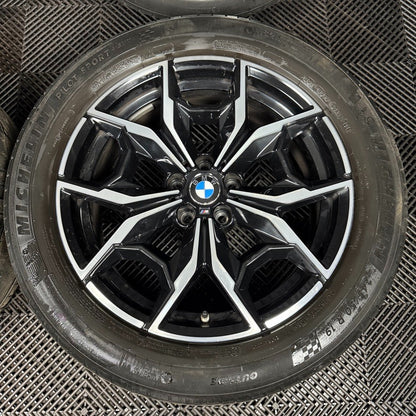 19'' GENUINE BMW X3 X4 G01 G02 887 M SPORT ALLOY WHEELS TYRES ALLOYS 7916263