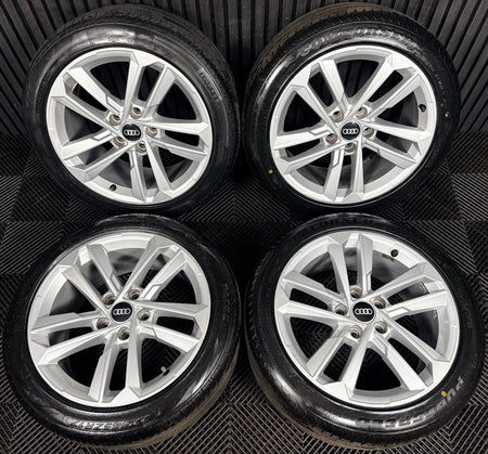 17'' Audi A3 Silver Sport Wheels Alloys Tyres 8Y0601025E Genuine