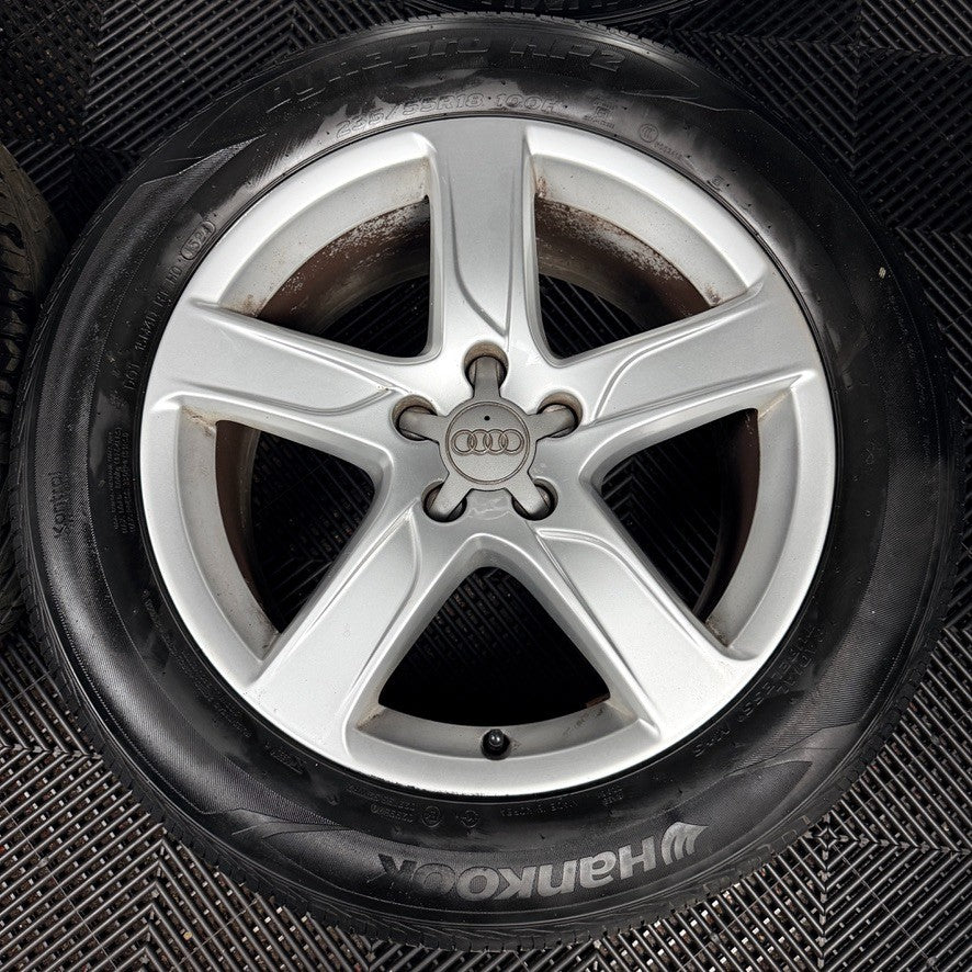 18'' Audi A6 C7 4G Allroad 5 Spoke Alloys Wheels Tyres 4G9601025E Genuine