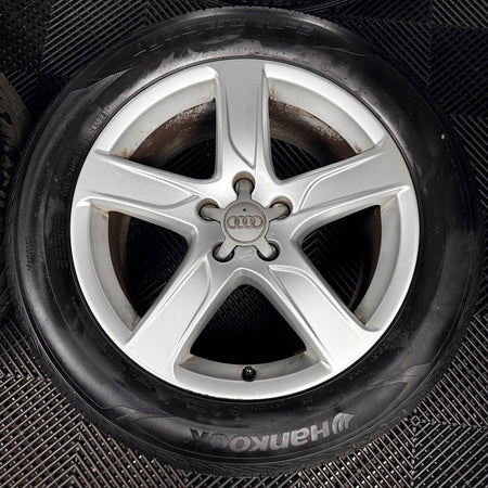 18'' Audi A6 C7 4G Allroad 5 Spoke Alloys Wheels Tyres 4G9601025E Genuine