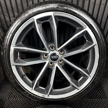 19'' Audi A5 S Line S5 Alloy Wheels Alloys Tyres 8W0601025DF Genuine