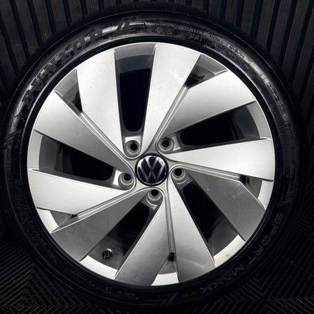 17'' VW Golf Belmont MK8 MK7 MK6 Alloy Wheels Tyres Alloys 5H0601025C Genuine