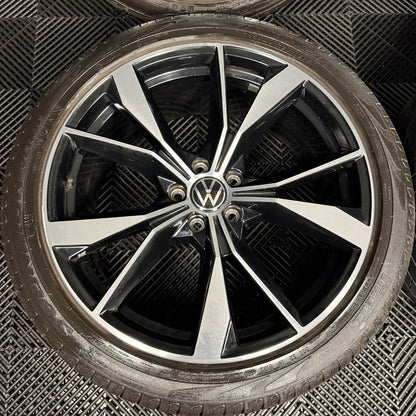 20'' GENUINE VW TIGUAN R LINE MISANO ALLOY WHEELS TYRES ALLOYS 5NA601025AH