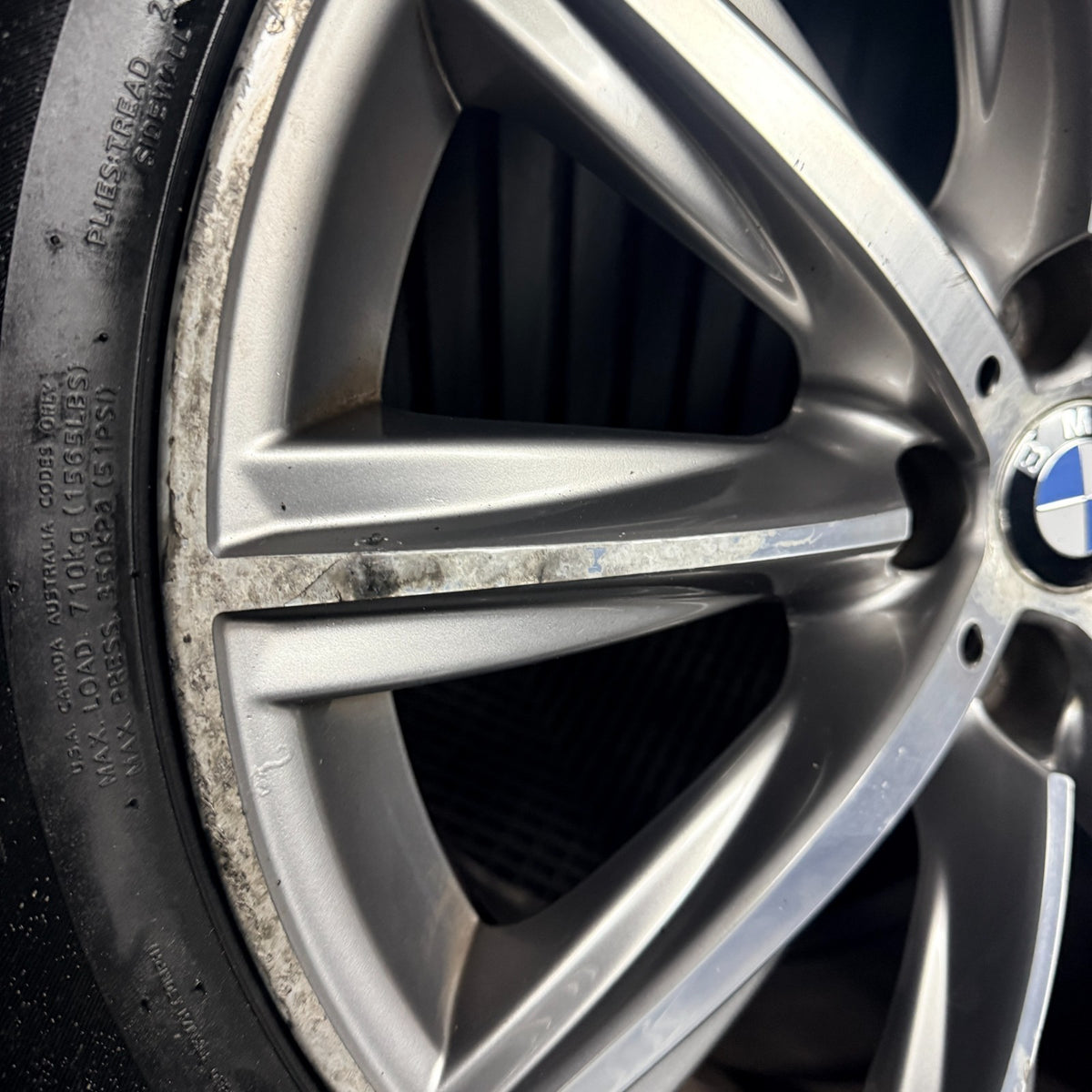 18" Bmw 5 Series 4 684 Grey Dc Sport G30 G31 Alloy Wheel Tyres 6874440 Genuine