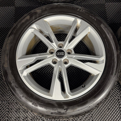 19'' GENUINE AUDI Q3 S LINE 5 DOUBLE SPOKE ALLOY WHEELS TYRE ALLOYS 83A601025M