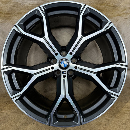 1X 21'' GENUINE BMW X5 X6 741 M SPORT 4 G05 G06 ALLOY WHEEL 8071999 REAR
