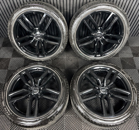 21'' Audi SQ5 Q5 S Line Black Alloy Wheels Tyres 8R0601025CP Genuine