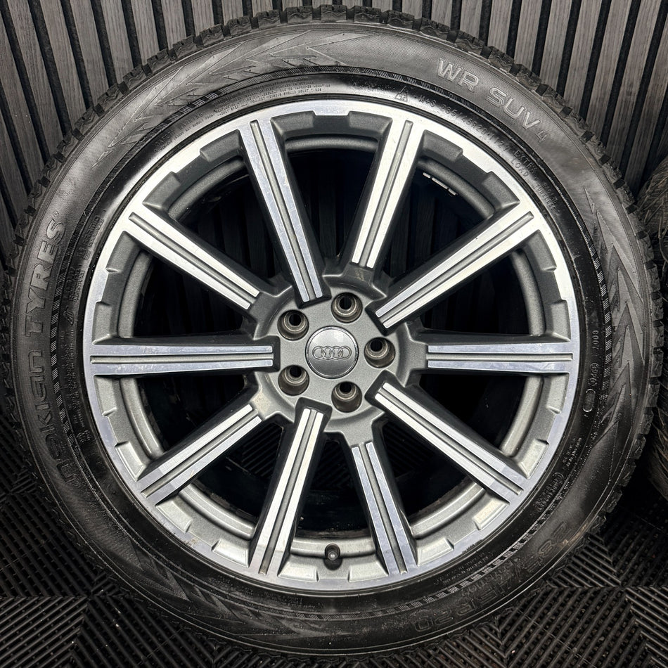 20'' Audi Q7 S Line Grey DC Alloy Wheels Alloys Tyres 4M0601025AD Genuine
