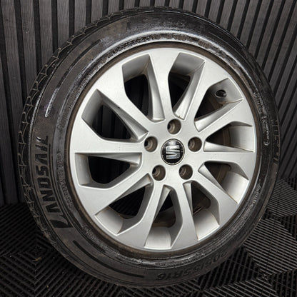 1X 16'' GENUINE SEAT LEON MK3 ALLOY WHEEL TYRE SPARE SINGLE 5F0601025A