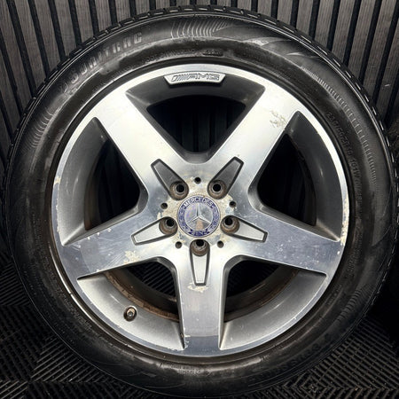 18'' AMG Mercedes GLA Silver 5 Spoke Wheels Tyres Alloys A1564010500 Genuine