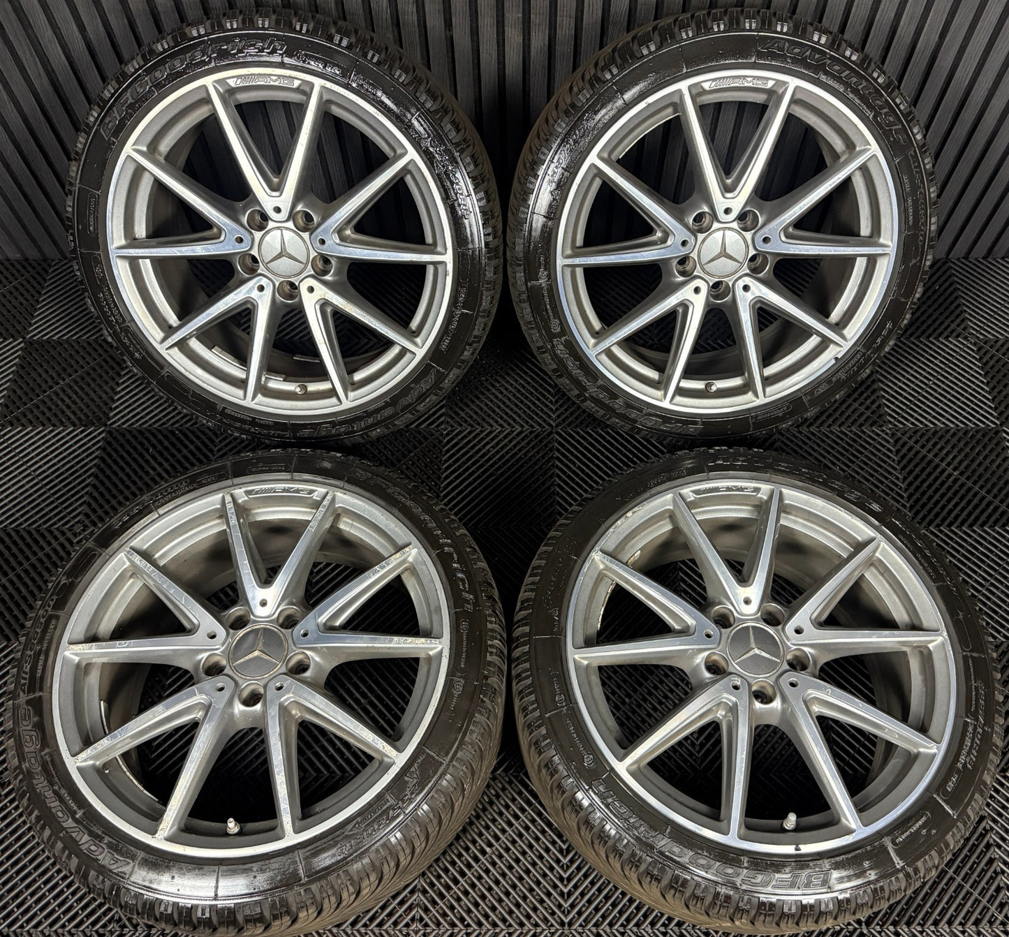 18" GENUINE MERCEDES AMG A CLASS CLA A45 CLA45 A35 WHEELS TYRES ALLOYS W176