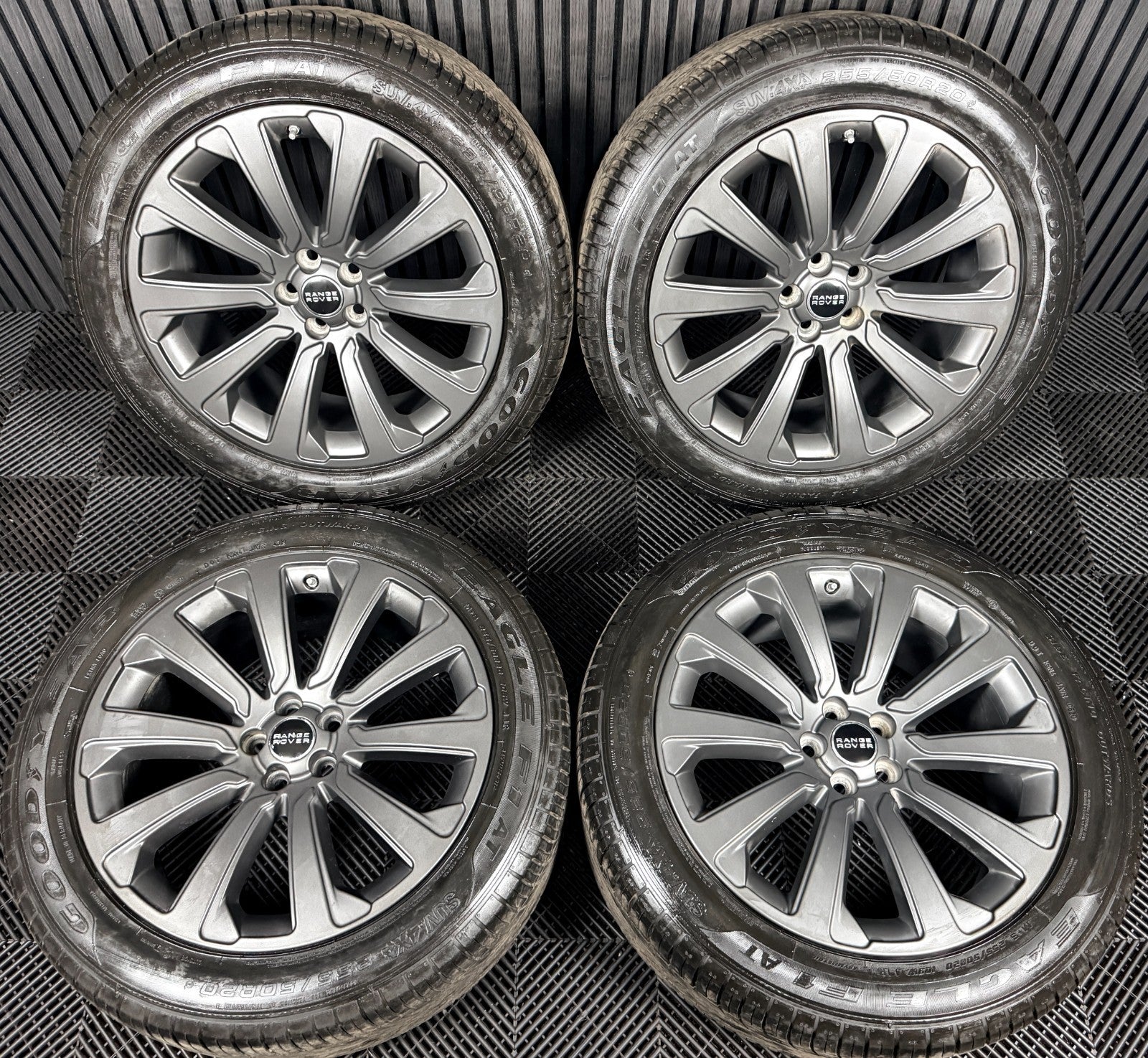 20'' Range Rover Velar Multispoke Satin Grey 1032 Land Alloy Wheel Tyres Genuine