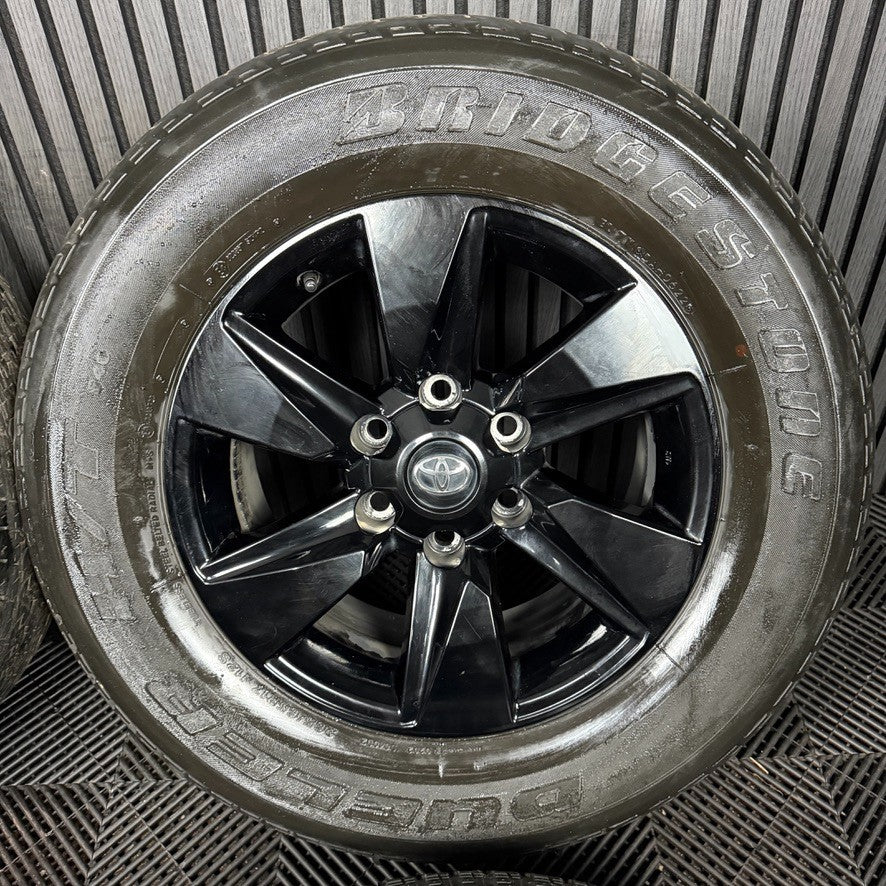 17'' GENUINE TOYOTA LAND CRUISER CANYON PRADO WHEELS TYRES ALLOYS PZ49Q-J0670-ZE
