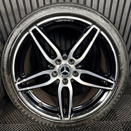 19'' Mercedes AMG E Class W213 Black DC Sport Alloy Wheels Tyres Alloys Genuine