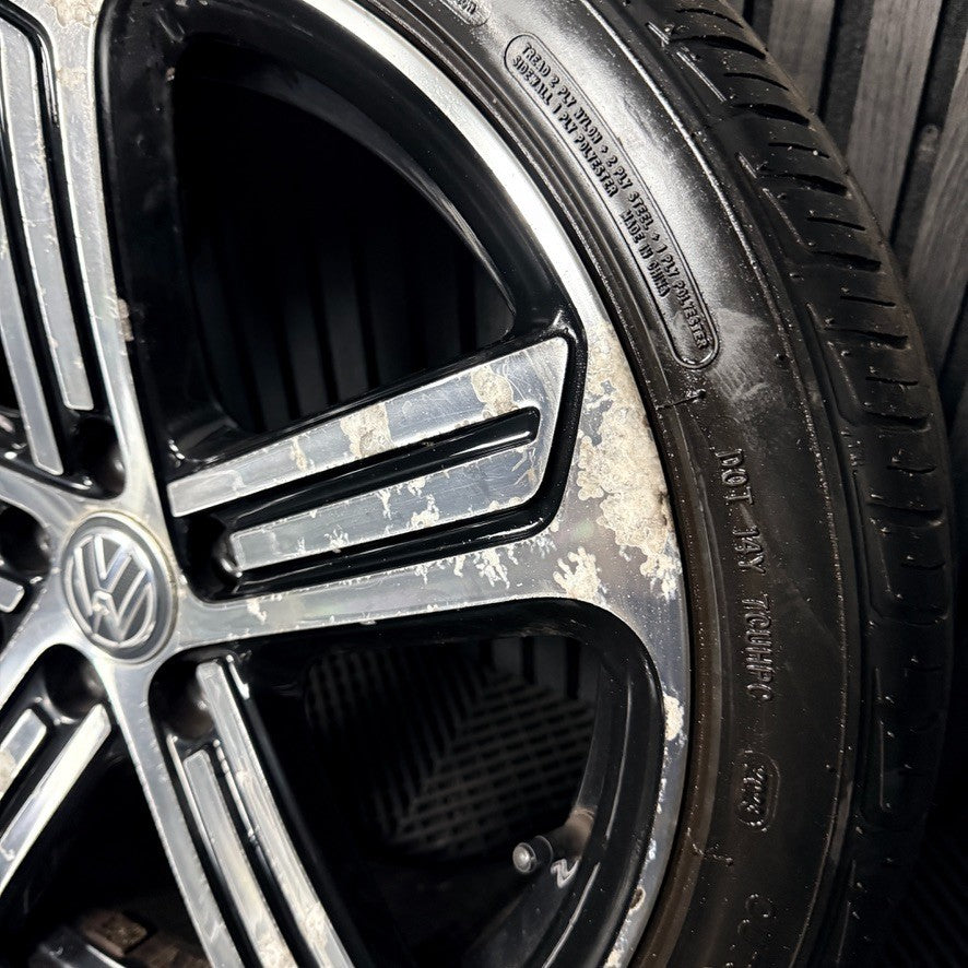 18" VW Golf R GTI Mk7 GT GTD Cadiz Wheels Tyre Alloy 5G0601025DQ Genuine