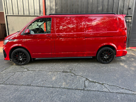 20'' VW Transporter T6 T6.1 T5 Trident Black Supermetal Alloy Wheels Tyres