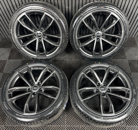 19'' Audi A5 S Line S5 Grey Alloy Wheels Alloys Tyres 8W0601025DF Genuine
