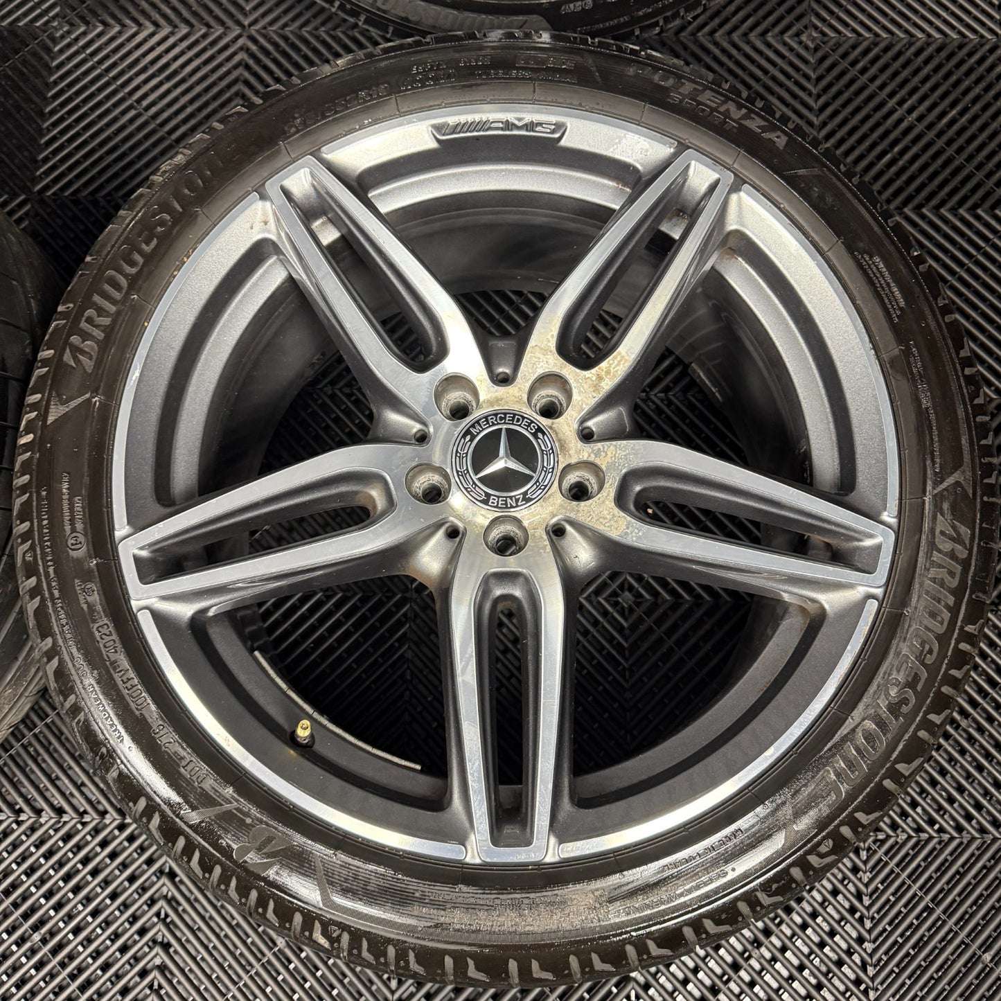19'' GENUINE MERCEDES AMG E CLASS W213 ALLOY WHEELS SPORT BRIDGESTONE TYRES