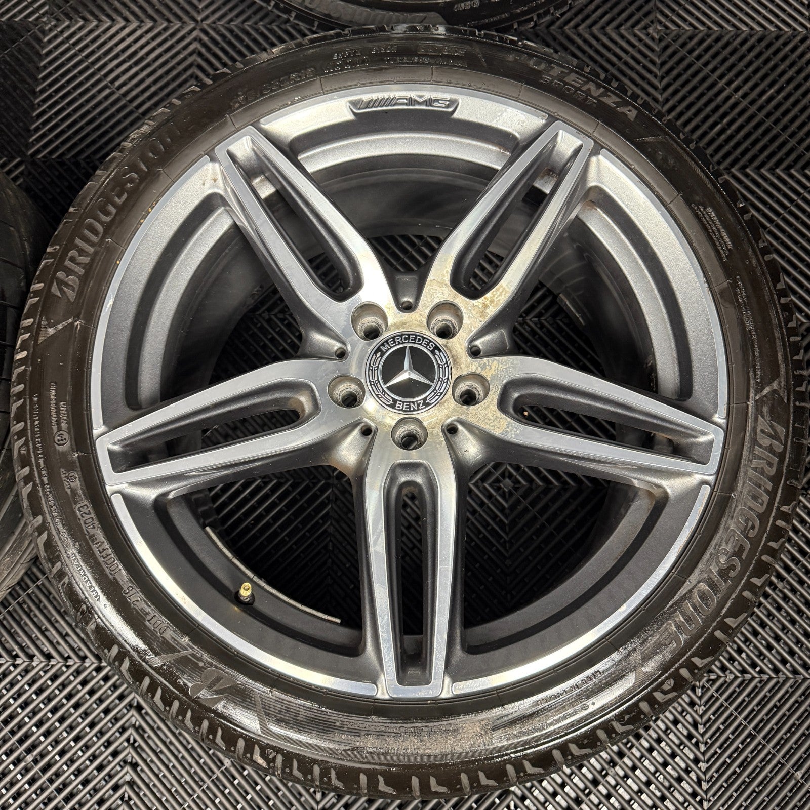 19'' GENUINE MERCEDES AMG E CLASS W213 ALLOY WHEELS SPORT BRIDGESTONE TYRES