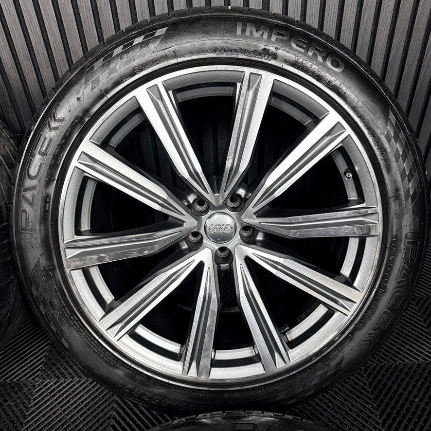 21'' Audi Q8 S Line Multispoke Alloy Wheels Alloys Tyres 4M8601025G Genuine